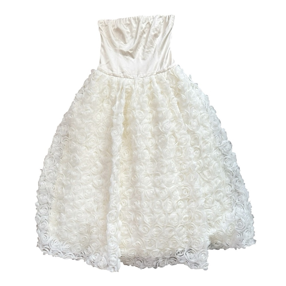 Reformation Rosy Dress Ivory